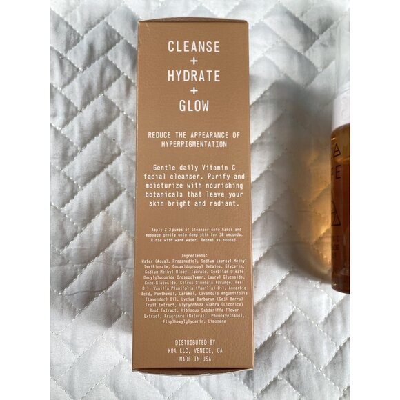 Koa Life Vitamin C Brightening Cleanser 3.38 Fl Oz Skincare Beauty Facecare New - Picture 4 of 4